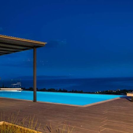 New Villa Blue with private pool at Trapezaki Livathos  Esterno foto