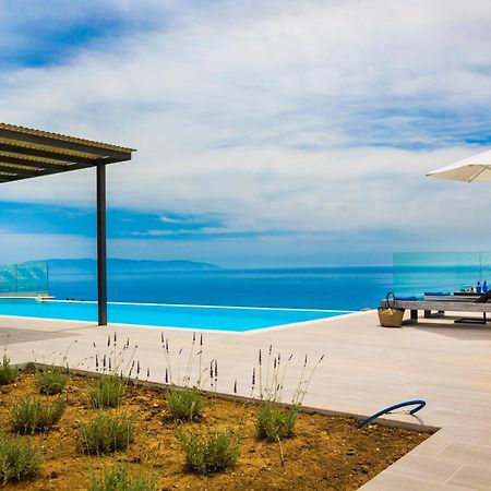 New Villa Blue with private pool at Trapezaki Livathos  Esterno foto
