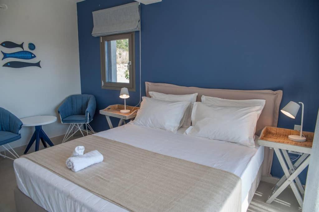 New Villa Blue with private pool at Trapezaki Livathos  Esterno foto
