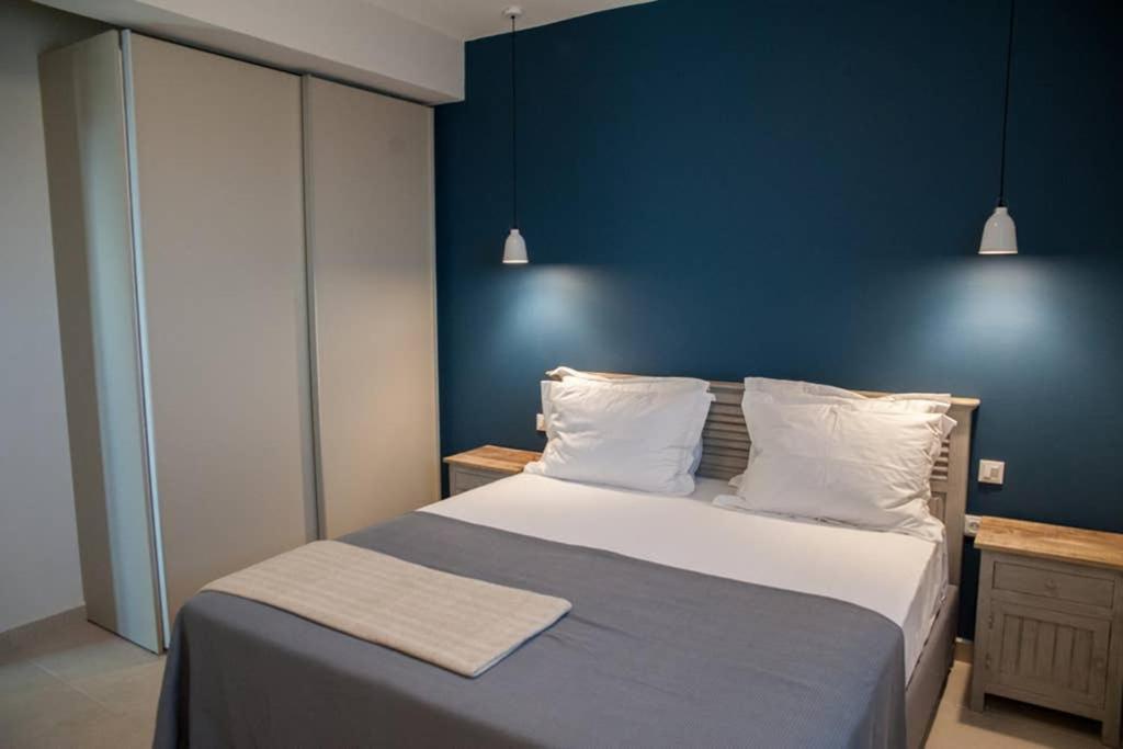 New Villa Blue with private pool at Trapezaki Livathos  Esterno foto